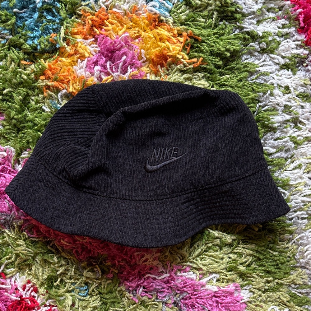 Nike Classic Corduroy Black Bucket Hat